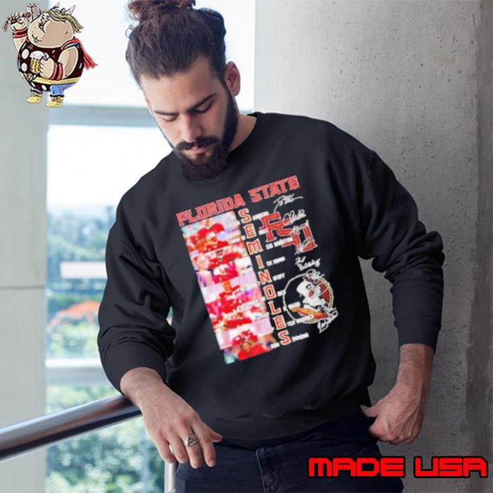 Florida State Seminoles name photo and signature Sweatshirt