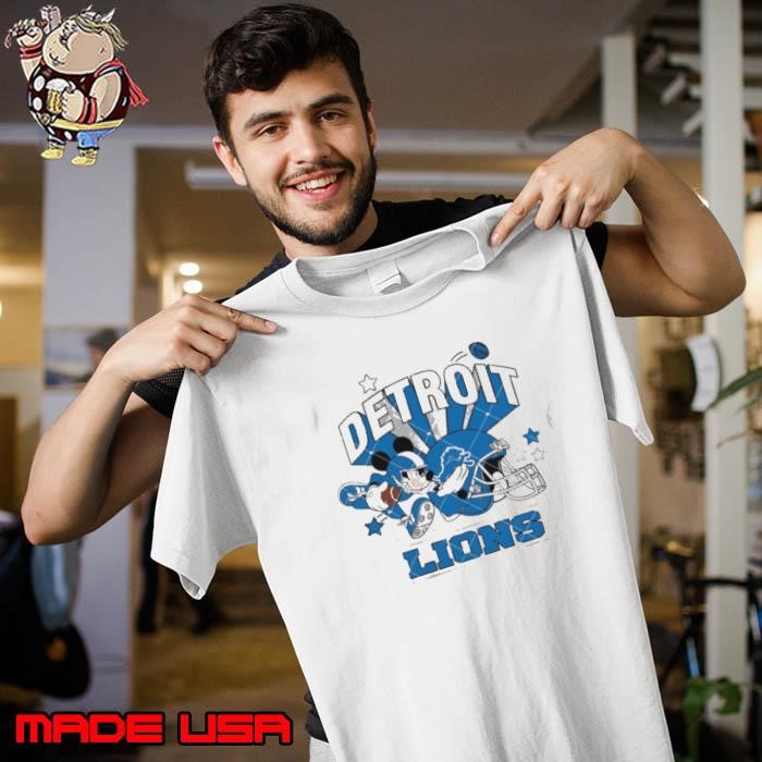 Funny Mickey Mouse Football Detroit Lions Unisex