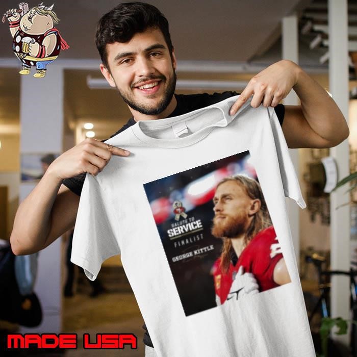George Kittle Salute To Service Finalist Signature Unisex