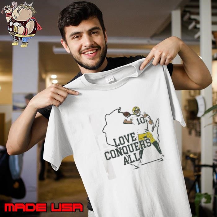 Green Bay Packers Love Conquers All Unisex