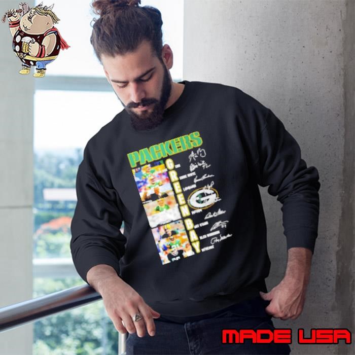 Green Bay Packers player name and signature Sweatshirt