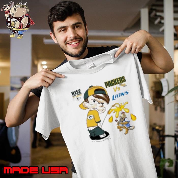 Green Bay boy pee on Lions vs Packers go Pack go Unisex