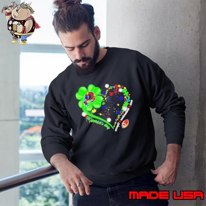 Heart St Patrick’s Day Accept Understand Love Washington Redskins Sweatshirt