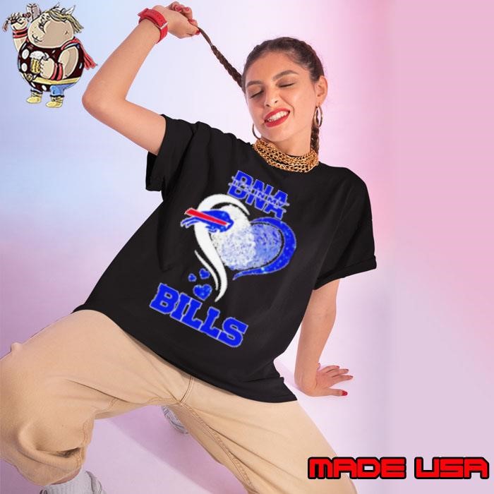 Heart it’s in my DNA Buffalo Bills Ladies tee