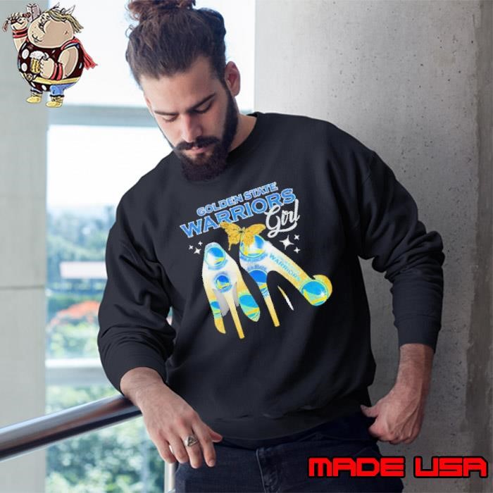 High heels Golden State Warriors girl Sweatshirt