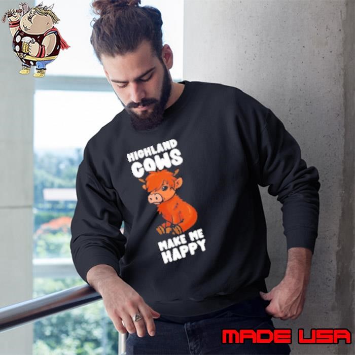 Highland Cow Lover Cattle Farm Livestock Breed Ranch Owner Sweatshirt