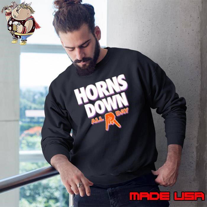Horns Down All Day Clemson Tiger College Sweatshirt