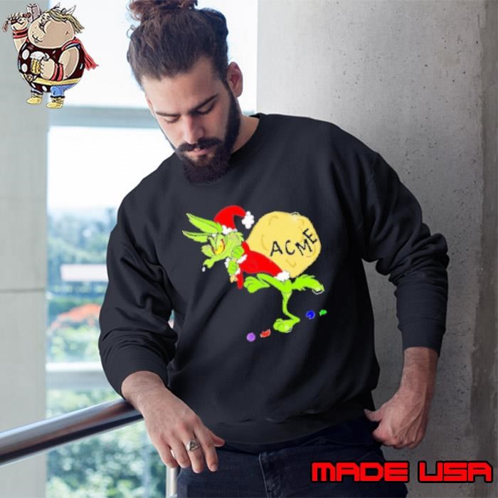 How the Coyote Stole Christmas Grinch ACME Sweatshirt
