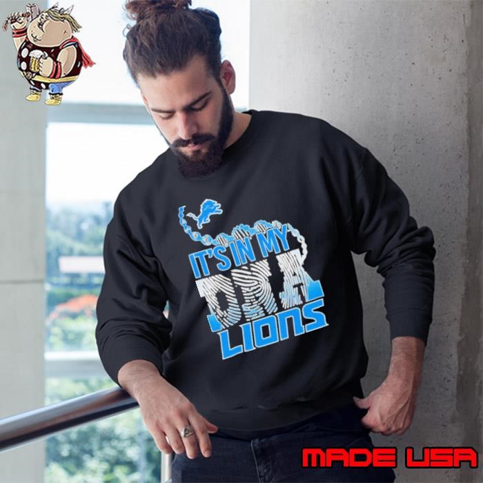 It’s in my DNA Lions finger print Sweatshirt