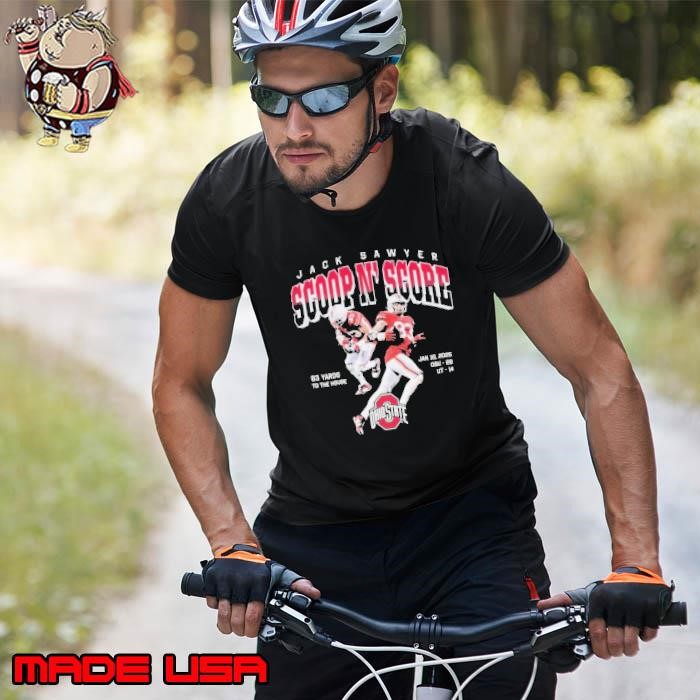 Jack Sawyer Scoop N’ Score 83 Yards To The House Ohio State Buckeyes shirts Unisex