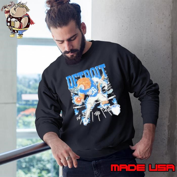 Jahmyr Gibbs Sana X Detroit Lions Mascot Sweatshirt