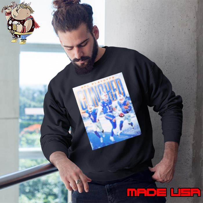 James Cook Josh Allen Keon Coleman Buffalo Bills NFL Playoffs Clinched AFC East champs Sweatshirt