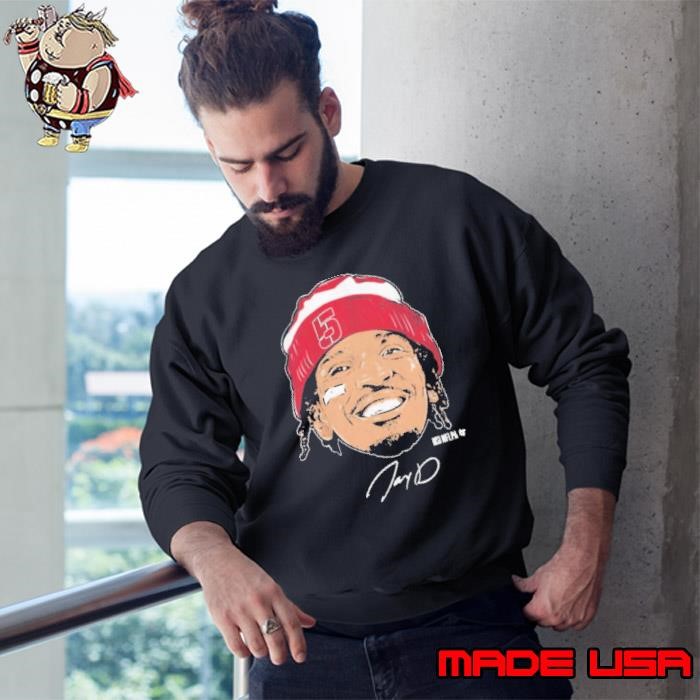 Jayden Daniels Face Bandage Washington Commanders NFLPA Football Signature Sweatshirt