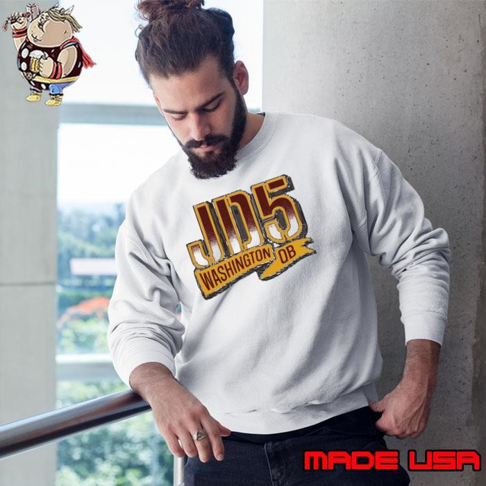 Jayden Daniels JD5 Washington QB Washington Commanders NFL 2025 Sweatshirt