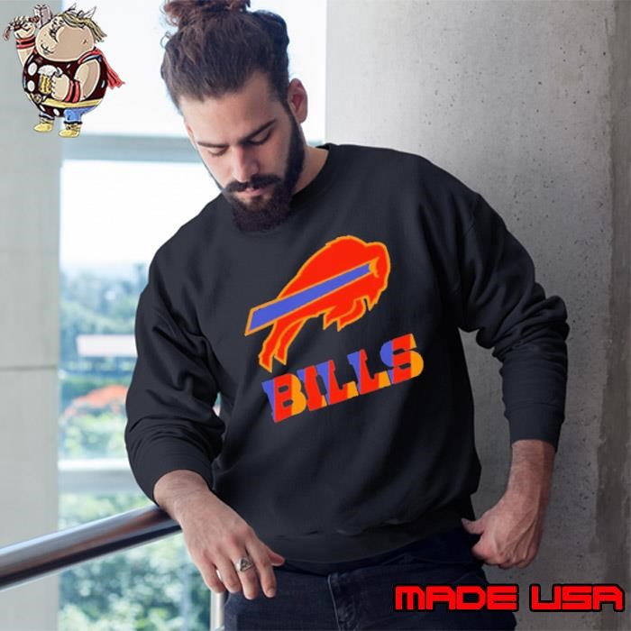Josh Allen NFL Buffalo Bills Football Logo Sweatshirt