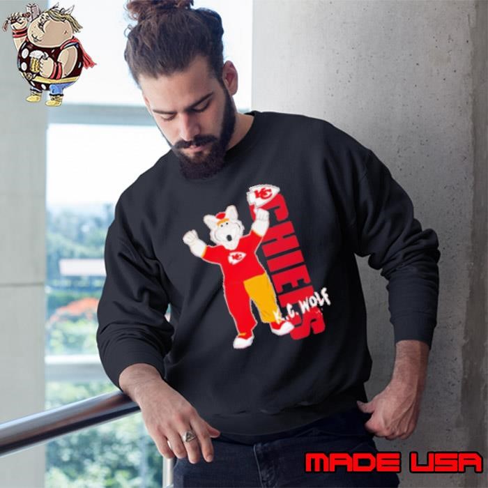 KC Wolf Outer Stuff Kansas City Chiefs mascot Sweatshirt