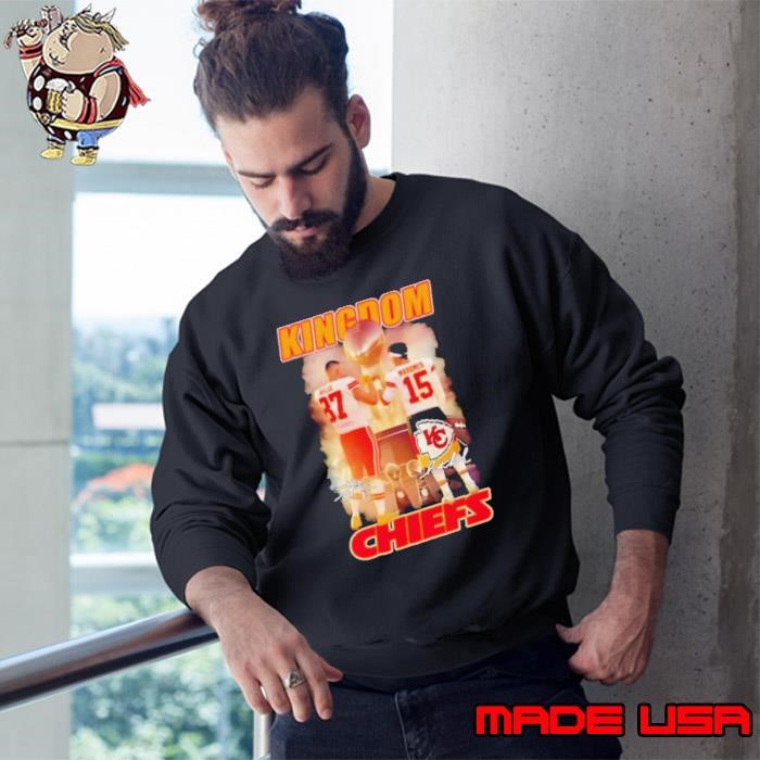 Kingdom Chiefs Travis Kelce and Patrick Mahomes signatures Sweatshirt