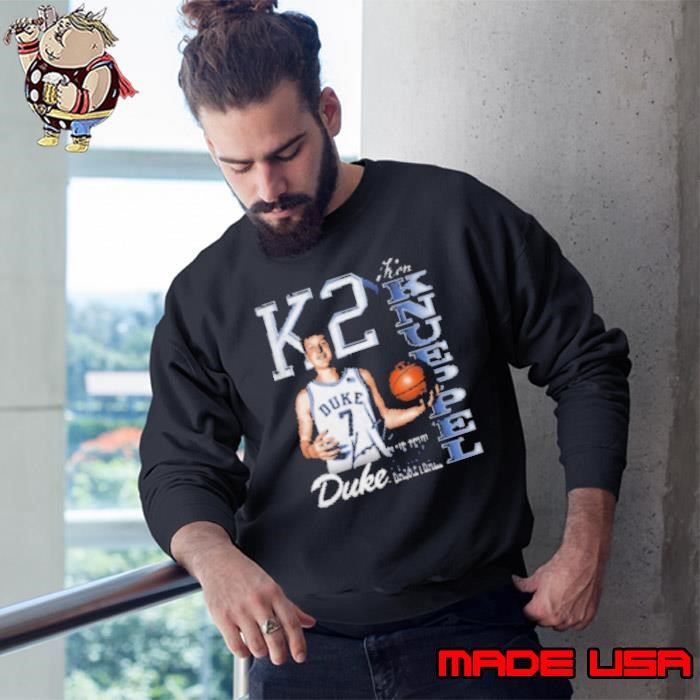 Kon Knueppel K2 Duke Blue Devils Basketball 90s Graphic Signature Sweatshirt