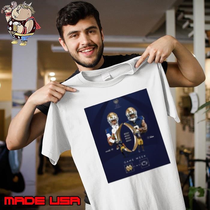 Kris Mitchell Vs Adon Shuler Game Week Notre Dame Fighting Irish Vs Penn State Nittany Lions Game 15 Semifinals Unisex