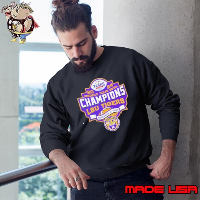 LSU Tigers NCAA Kinder’s Texas Bowl Champions 2024 Sweatshirt