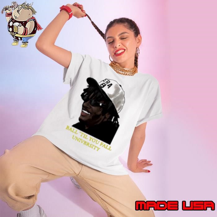 Lamar Jackson Ball ‘Til You Fall University Ladies tee