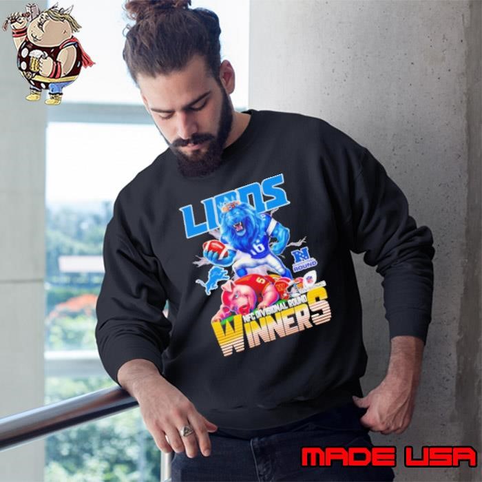 Lions NFC Divisional Round winners mascot Sweatshirt