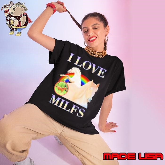 Love Milfs Horse Ladies tee