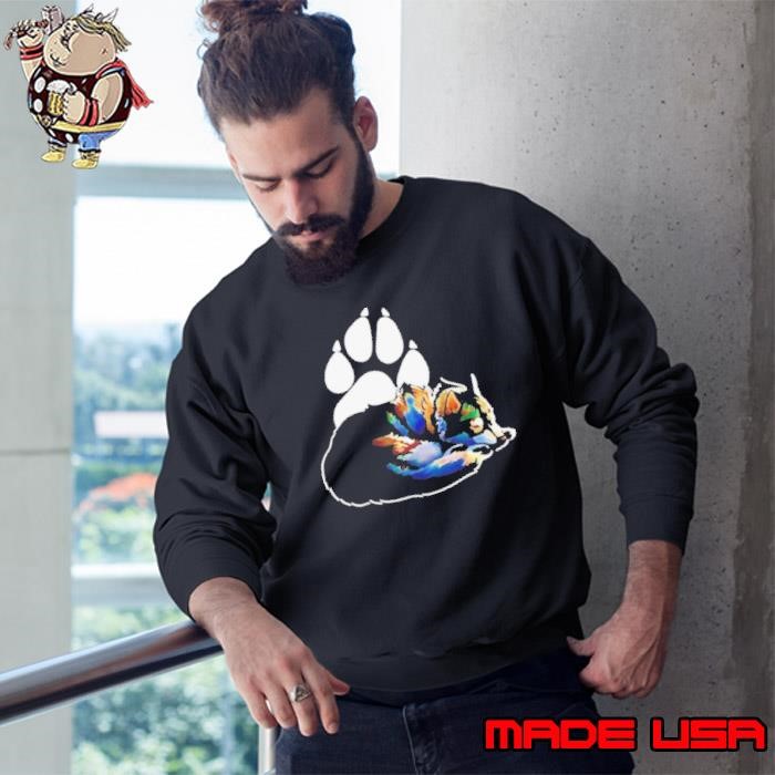 Love Wolf Paw Sweatshirt