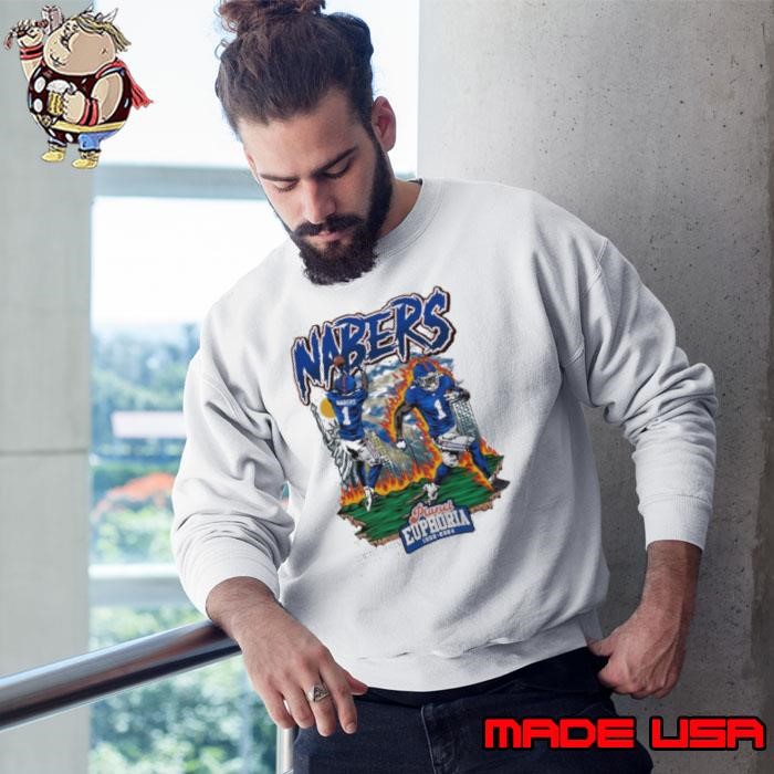 Malik Nabers New York Giants NFL Planet Euphoria Art Sweatshirt