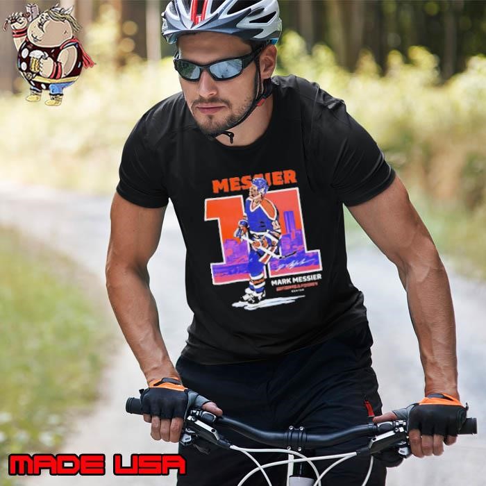 Mark Messier Edmonton Oilers Throwback Signature Unisex