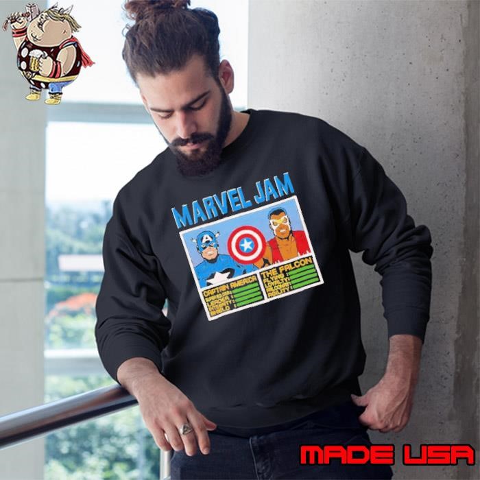 Marvel Jam Captain America and the Falcon Sweatshirt