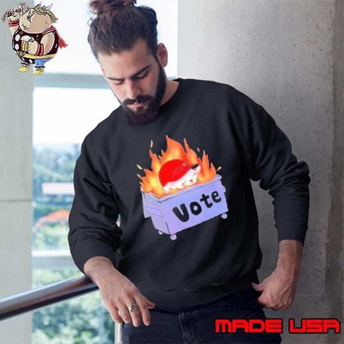 Metokur Dumpster Fire Vote Sweatshirt