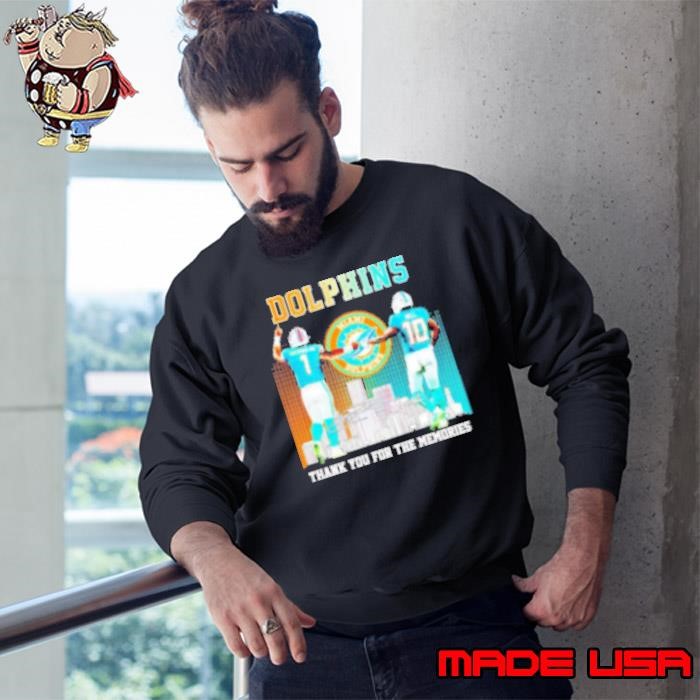 Miami Dolphins Tua Tagovailoa Tyreek Hill thank you for the memories Sweatshirt
