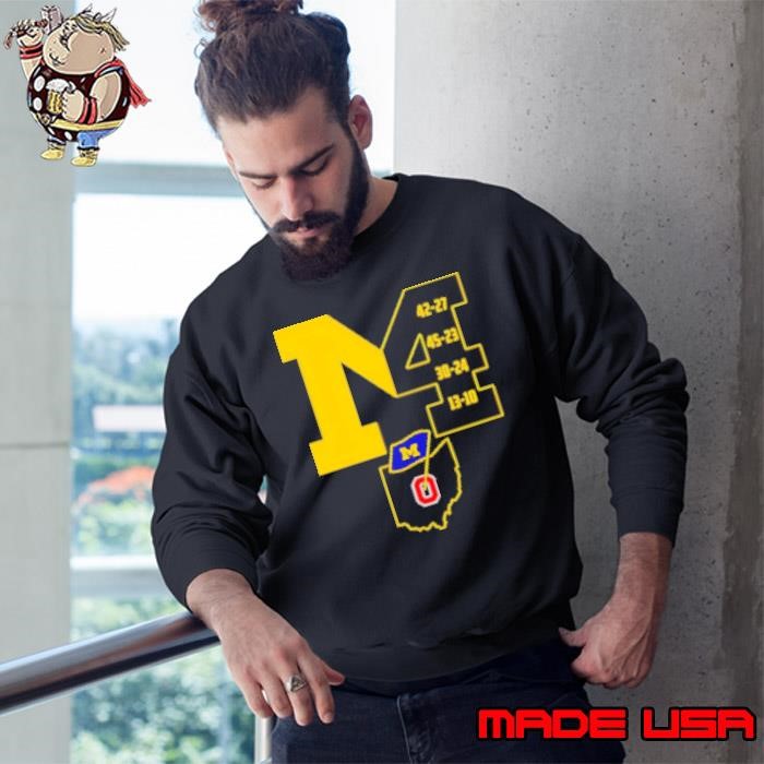 Mich 4 0 Michigan Wolverines Sweatshirt