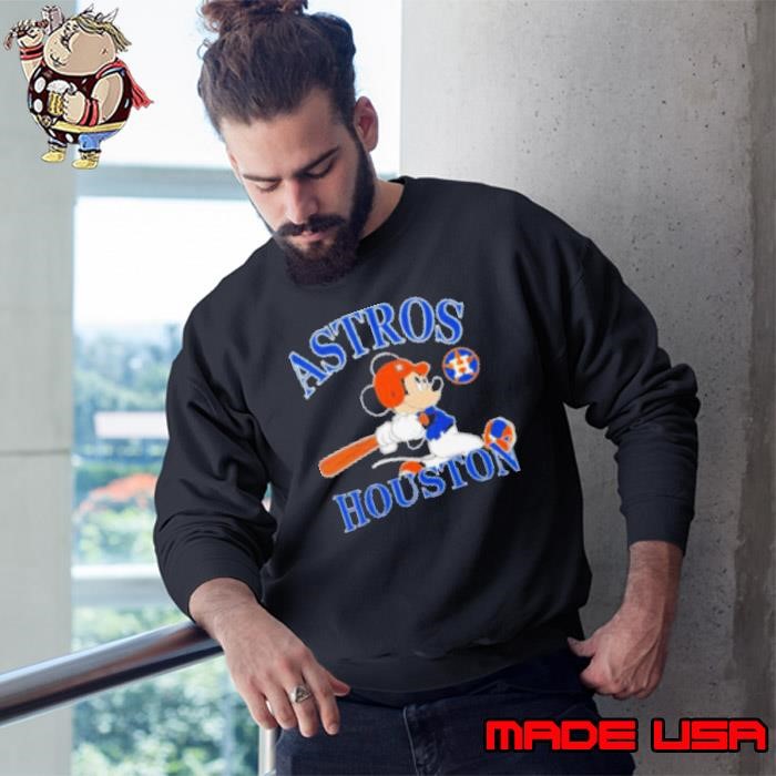 Mickey Mouse Houston Astros baseball logo Sweatshirt