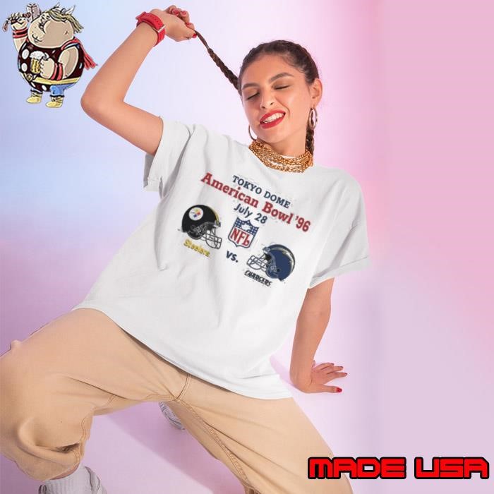NFL Tokyo Dome 1996 Chargers Vs Steelers Ladies tee