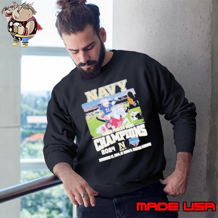 Navy Midshipmen 2024 Armed Forces Bowl Champions, Mascot Sweatshirt