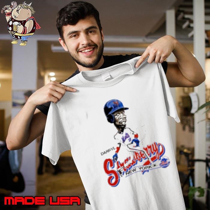 New York Mets Vintage 80s Darryl Strawberry cartoon vintage Unisex