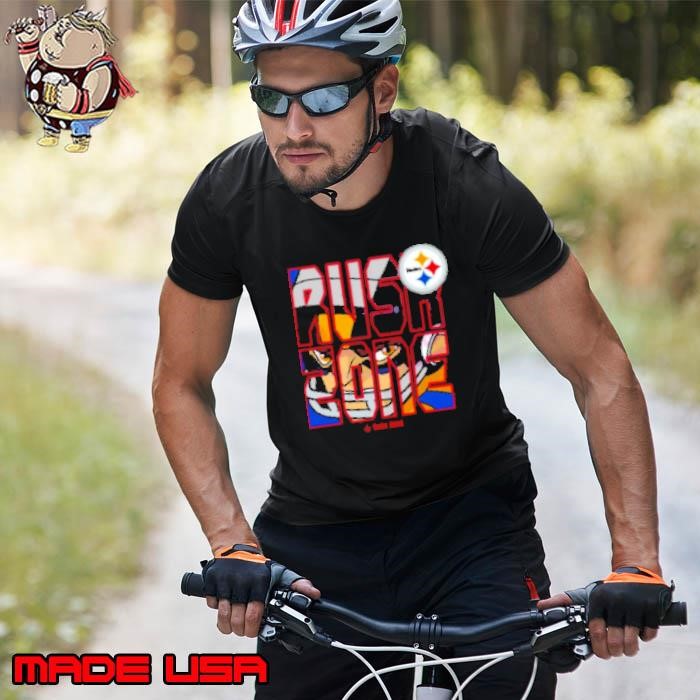 Nfl Rush Zone Cartoon Pittsburgh Steelers Football Logo Unisex