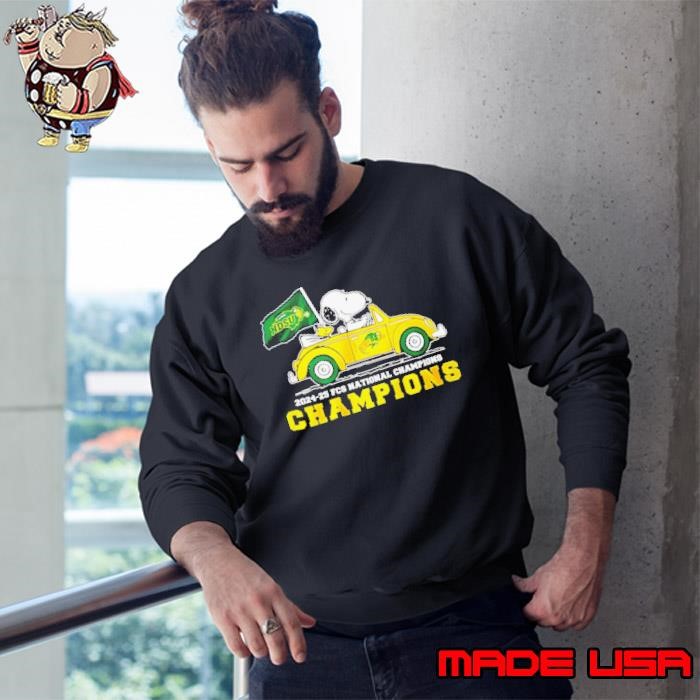 North Dakota State Bison Football 2024 25 FCS National Champions Snoopy Sweatshirt