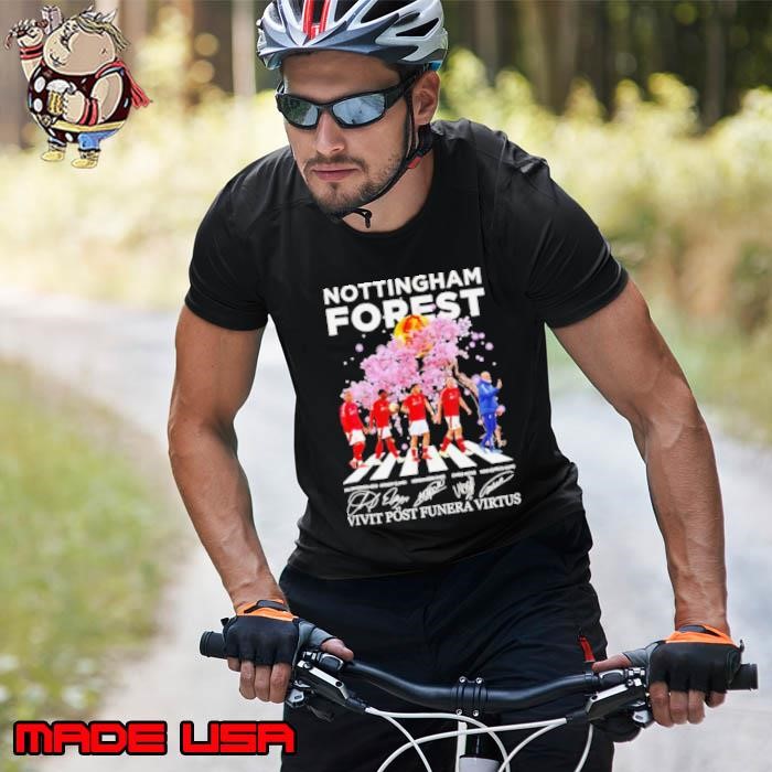 Nottingham Forest cherry blossom Abbey Road vivit post funera virtus Unisex