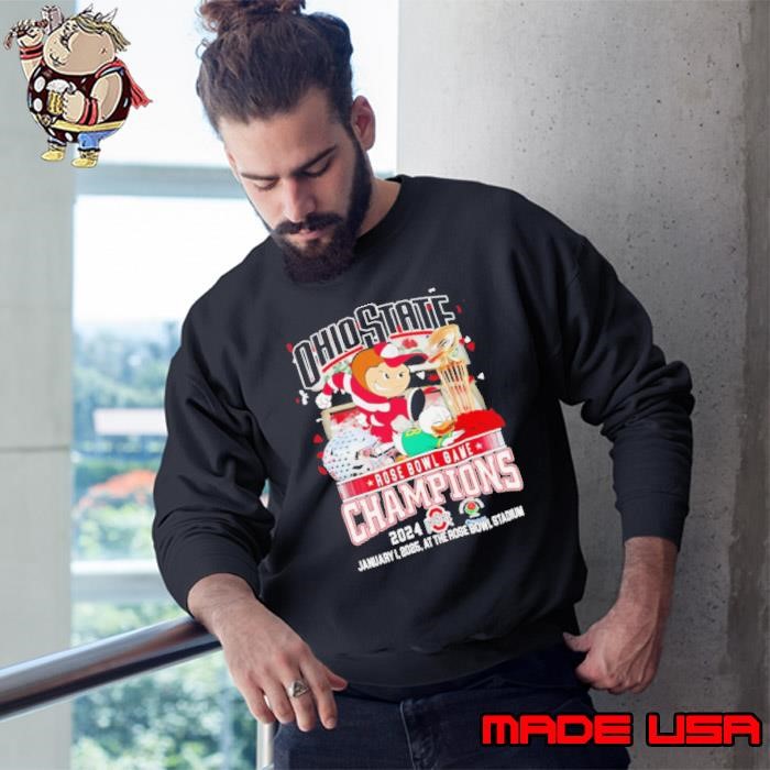 Ohio State Rose Bowl Game Champions 2024 mascot Sweatshirt