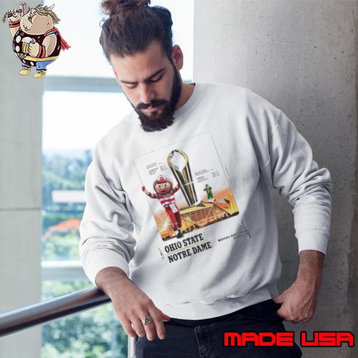Ohio State vs. Notre Dame The National Championship Showdown Sweatshirt
