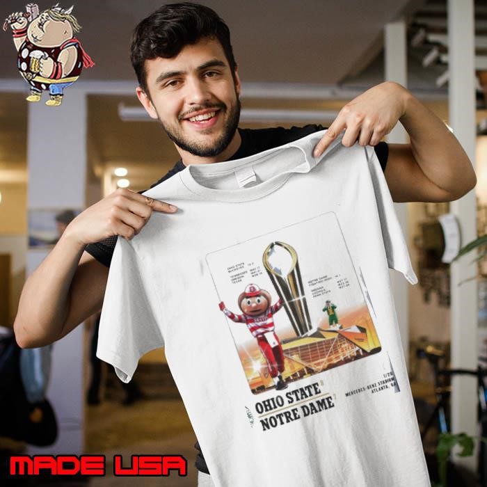 Ohio State vs. Notre Dame The National Championship Showdown Unisex