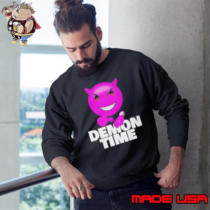 On Demon Time Meme Emote Sweatshirt