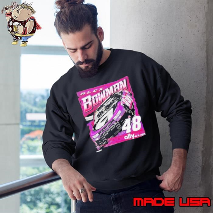 Original Alex Bowman Hendrick Motorsports Team Collection Car Sweatshirt