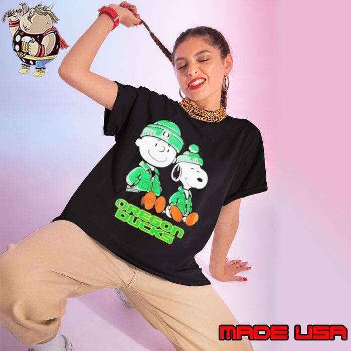 Peanuts x Oregon Ducks Football Ladies tee