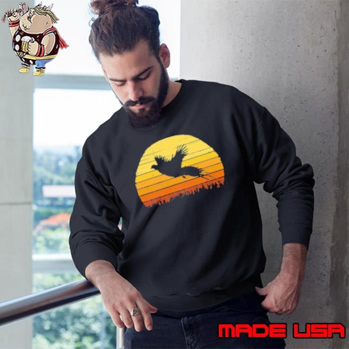 Pheasant Hunting Retro Hunter Flying Bird Shooting Gift Idea Sweatshirt