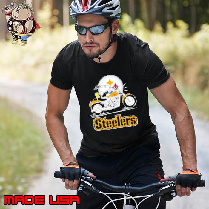 Pittsburgh Steelers Cool Snoopy riding motor Unisex
