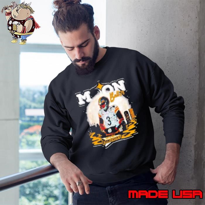 Pittsburgh Steelers Russell Wilson moon ball3r let's get dangeruss Sweatshirt